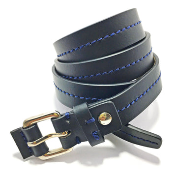 Ficuster Women Black Leather Belt