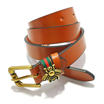 Ficuster Women Brown Glossy Finish PU Belt