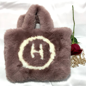 Ficuster Faux Fur Sling Bag