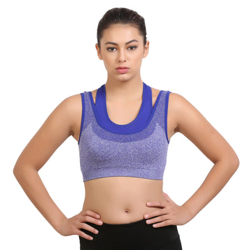 Ficuster Blue Light Weight Sport Bra