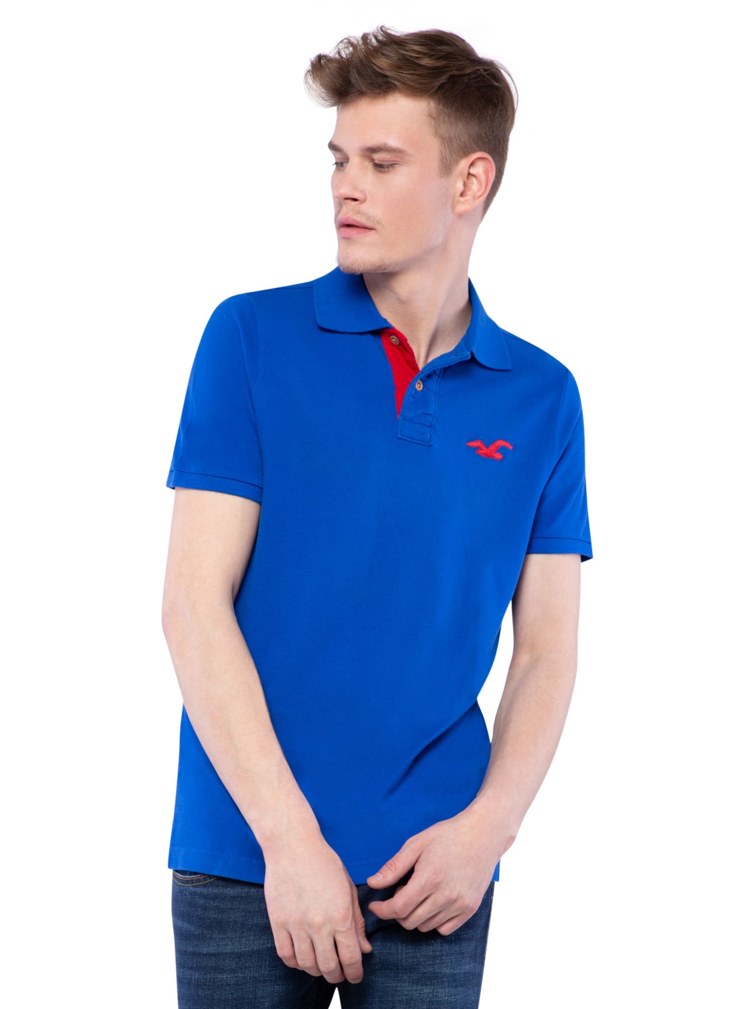 Hollister stretch outlet polo shirt