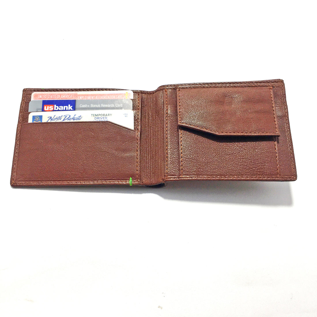 Ficuster Men Dark Brown Leather Wallet