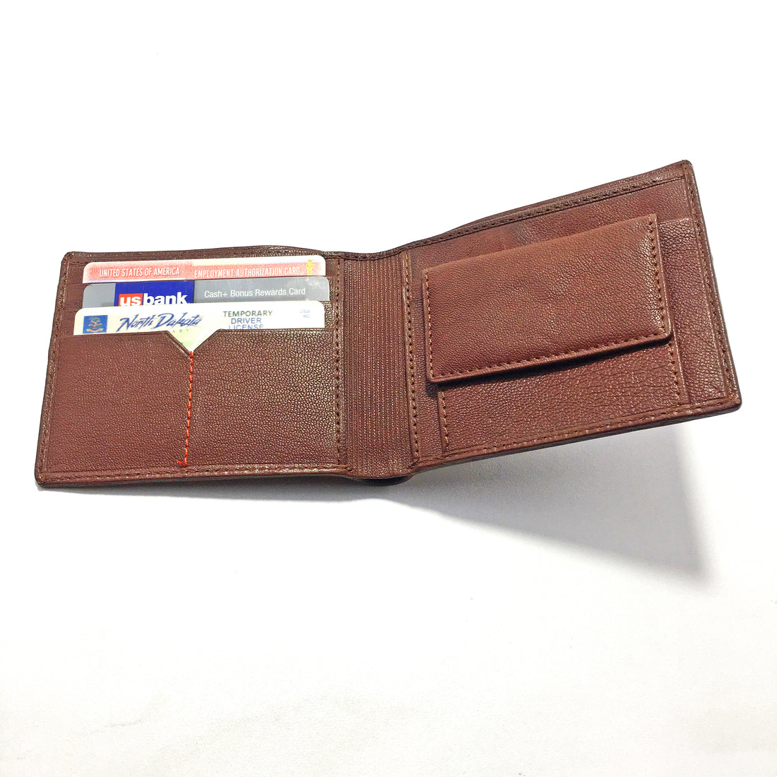 Ficuster Men Brown Leather Wallet