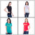 Ficuster Women Crew Neck T-Shirt (Pack of 4)
