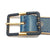 Ficuster Women Dark Blue Glossy Finish Leather Belt