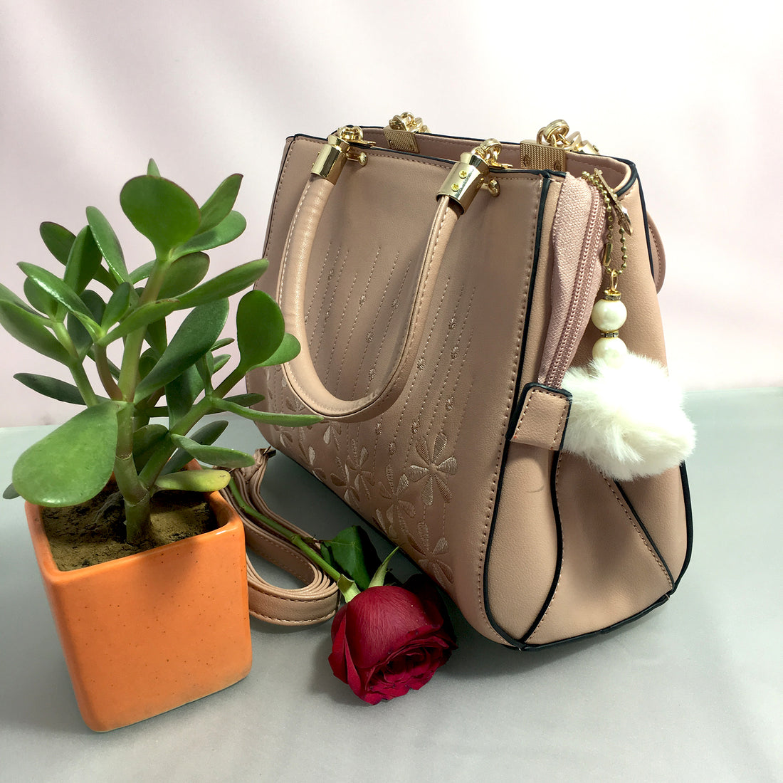 Ficuster Faux Leather Handbag