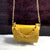 Ficuster Croc Pattern Yellow Sling Bag