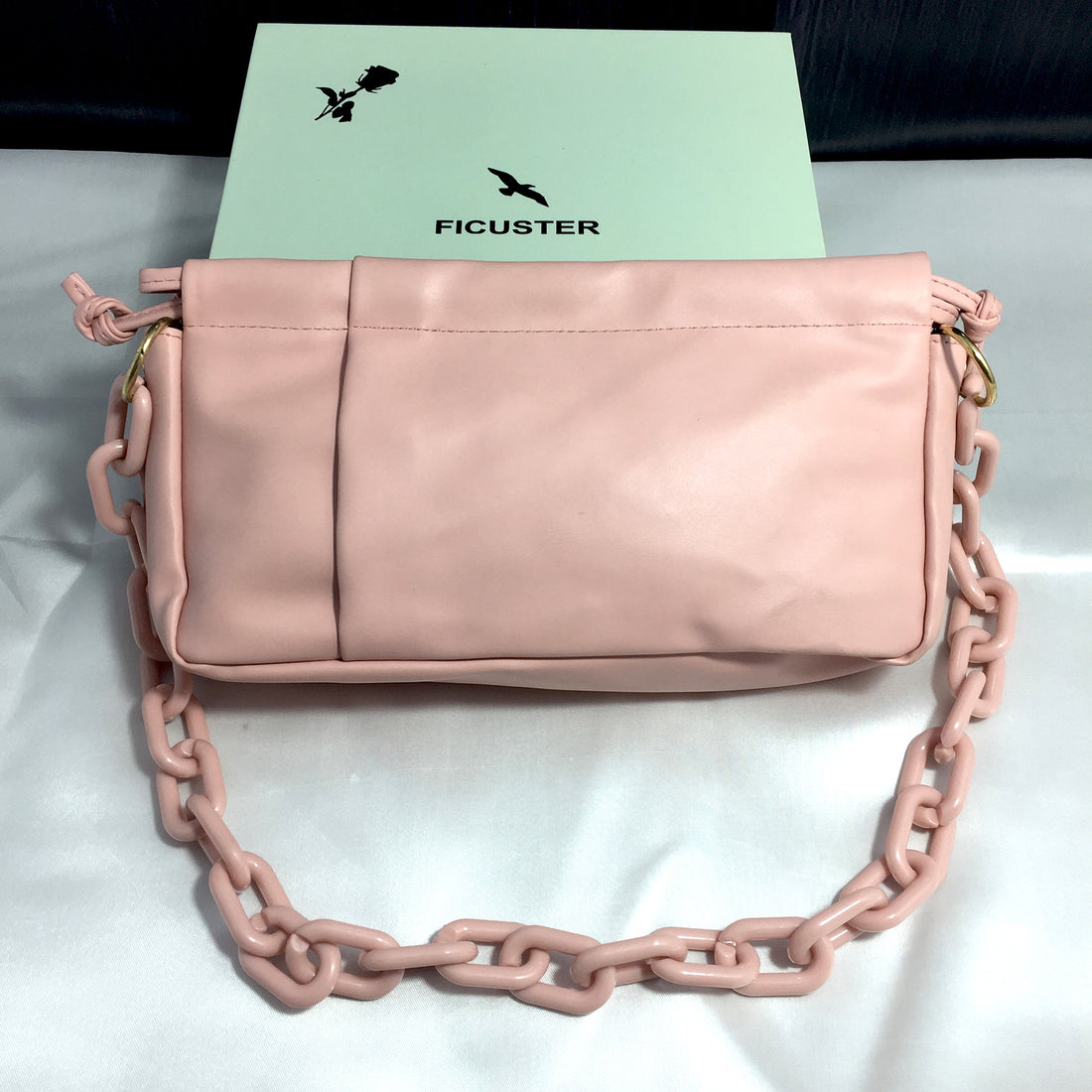 Ficuster Solid Peach Sling Bag