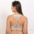Ficuster Padded Stretchable Lacy Crop Top Beige Bralette