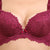 Ficuster Floral Lace Maroon Push Up Bra