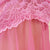 PincRose Halter Neck Pink Lacy Babydoll Nightwear