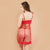 PincRose Red Cami Adjustable Straps Lacy Babydoll Nightwear