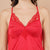 PincRose V-Neck Red Padded Babydoll Nightwear