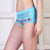 Ficuster Light Blue Printed High Rise Hipster Panty