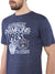 American Eagle Men Blue Printed Crew Neck T-Shirt
