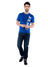 Aeropostale Men Blue Applique Crew Neck T-Shirt