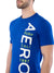 Aeropostale Men Blue Applique Crew Neck T-Shirt