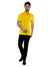 Aeropostale Men Yellow Stretch Pique Icon Polo