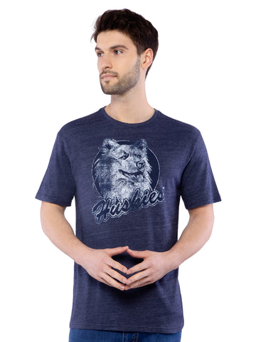 Adidas College Vault Blue Crew Neck T-Shirt