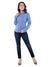 Hollister Women Blue Checkered Shirt