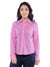 Hollister Women Pink Checkered Shirt