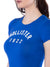 Hollister Women Blue Crew Neck T-Shirt