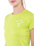 Hollister Women Green Round Neck T-Shirt