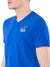 Hollister Men Blue Solid V-Neck T-Shirt