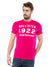 Hollister Men Pink Crew Neck T-Shirt