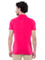 Hollister Men Pink Solid Stretch Pique Polo