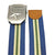 Ficuster Unisex Solid Metal Buckle Navy Blue Cotton Canvas Belt