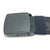 Ficuster Unisex Autogrip Buckle Black Braided Nylon Canvas Belt